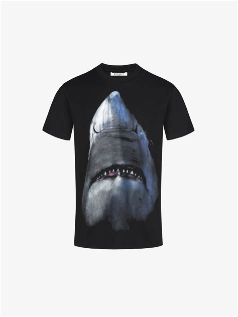 givenchy shark t-shirt|givenchy t shirt with holes.